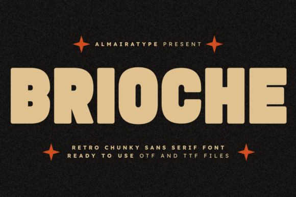 Brioche: A Bold Retro Font for Modern Creatives