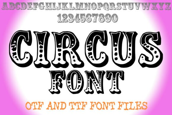 Circus Font: Vintage Charm for Bold Designs