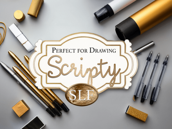 Discover Scripty: The Single-Line Font for Crafters