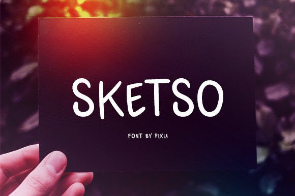 Discover Sketso: A Handwritten Font for Creative Projects