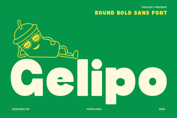 Gelipo: The Fun, Bold Font for Food and Drink Brands