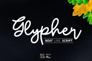 Glypher: The Stylish Handwritten Font for Creative Designs