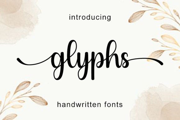 Glyphs: A Stylish Handwritten Font for Elegant Design