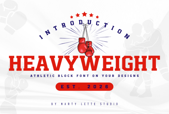 Heavyweight: The Athletic Block Font for Bold Designs