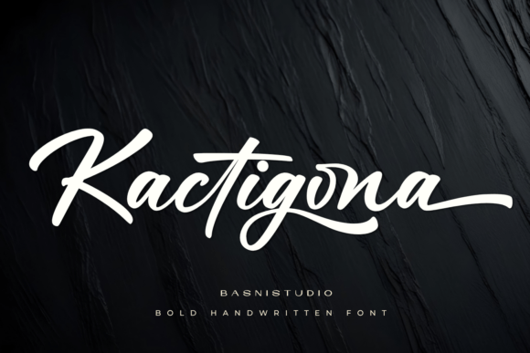 Kactigona: Bold Handwritten Font for Impactful Design