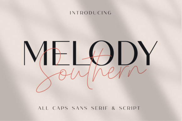 Melody Southern Duo: Elegant Font Pairing