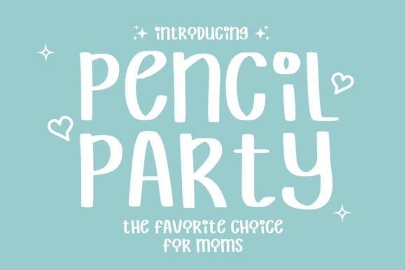 Pencil Party: A Friendly Handwritten Font for Creative Projects