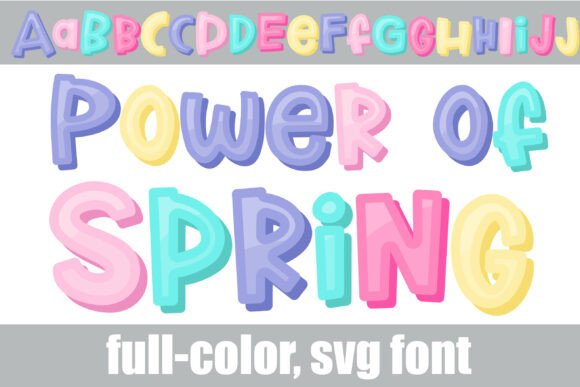 Power of Spring: A Font Full of Energy