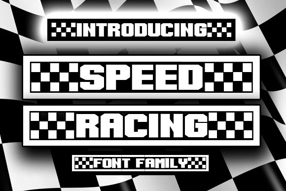 Speed Racing: A Dynamic Font for High-Impact Designs