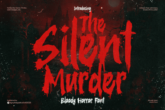 The Silent Murder: A Typeface of Chilling Horror