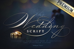 Wedding Script: An Elegant Typeface for Special Designs