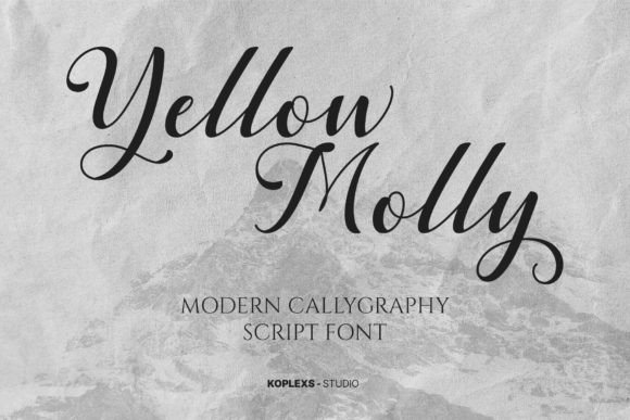 Yellow Molly: A Beautiful Handwritten Font for Modern Designs
